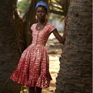 Strawberry Batik Dress